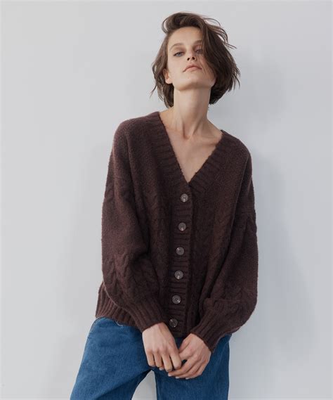 Vicky Cardigan Chocolate Morrison