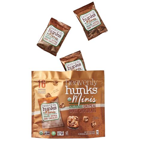 Amazon Heavenly Hunks Organic Oatmeal Dark Chocolate Chip Cookie