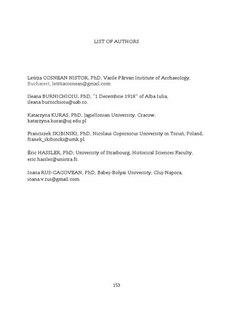 list  authors