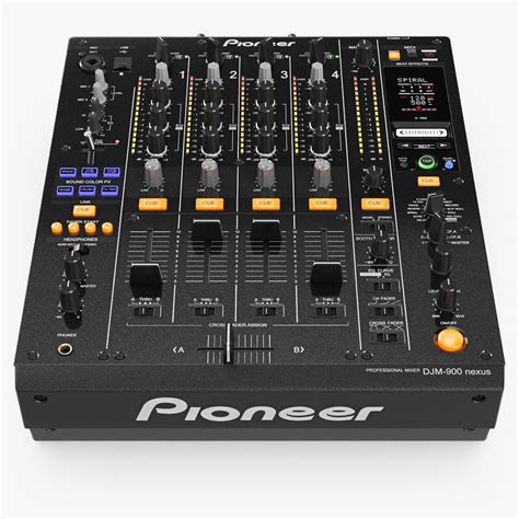 Mesa De Mistura Pioneer Djm Modelo D Max Fbx Obj Free D