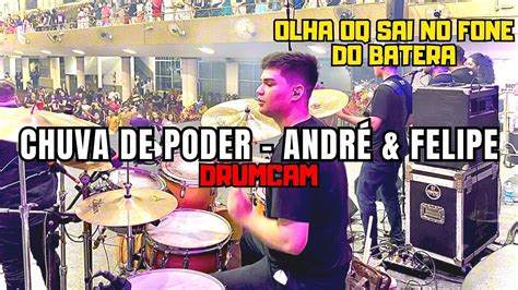 CHUVA DE PODER ANDRÉ FELIPE drumcam CONGRESSO DE JOVENS