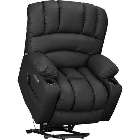 Duraspace Power Lift Recliner Electric Lift Massage Recliner Chairs With Heat Large Shell Faux