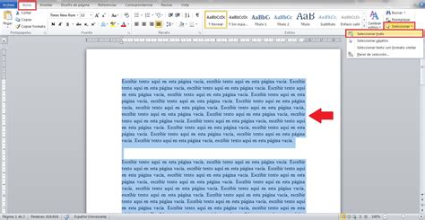 C Mo Seleccionar Todo En Word Ejemplos Y Consejos