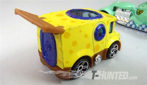 T Hunted As miniaturas da série do Bob Esponja da Hot Wheels