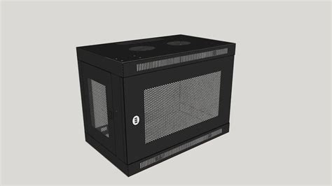 Wall Mount Rack Cabinet 6 Unit Lightweight 3d Warehouse