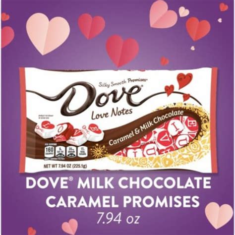 Dove Promises Love Notes Caramel Milk Chocolate Valentine Candy 7 94 Oz 1 Count Kroger