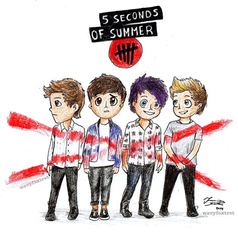 Luke Tho 5sos Cartoon 5sos Drawing 5sos Fan Art