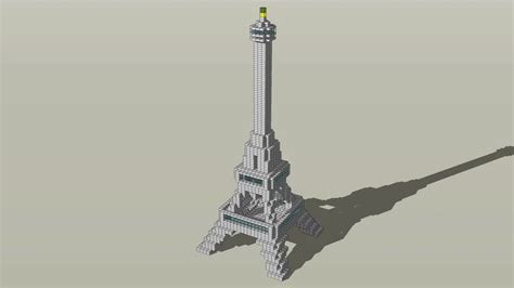 Eiffel Tower Minecraft 3D Warehouse