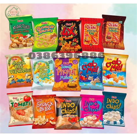 GÓI LỚN 32GR Bim bim Oishi Snack ăn vặt sẵn nhiều vị Shopee Việt Nam