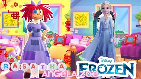 My Talking Angela 2 Frozen Of Elsa Vs Amazing Digital Circus Of