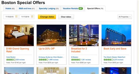 Boston Hotel Deals and Bargains - Promos and Discounts - Boston ...