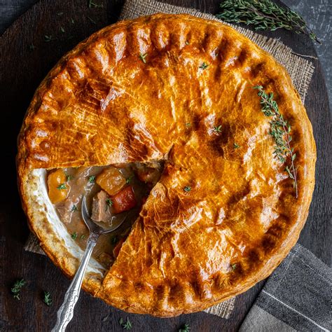 Traditional Suet Crust Steak Pie - Easy Peasy Foodie