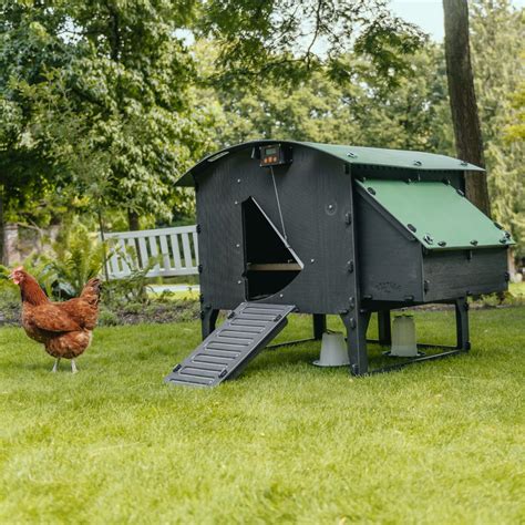 Overez Walk In Chicken Coop For Up To 18 Chickens Nesting Box Large Bird