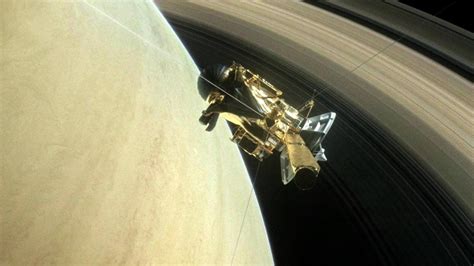 Cassini Probe Incinerates On Entry To Saturn Bbc News