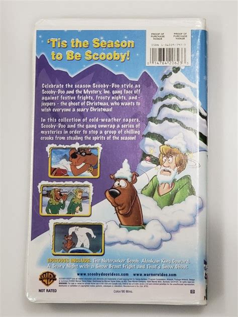 Scooby Doo Winter Wonderdog 2002 Vhs