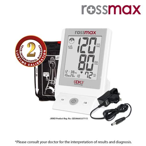 Rossmax Ac K Dk Deluxe Automatic Blood Pressure Monitor Herculife