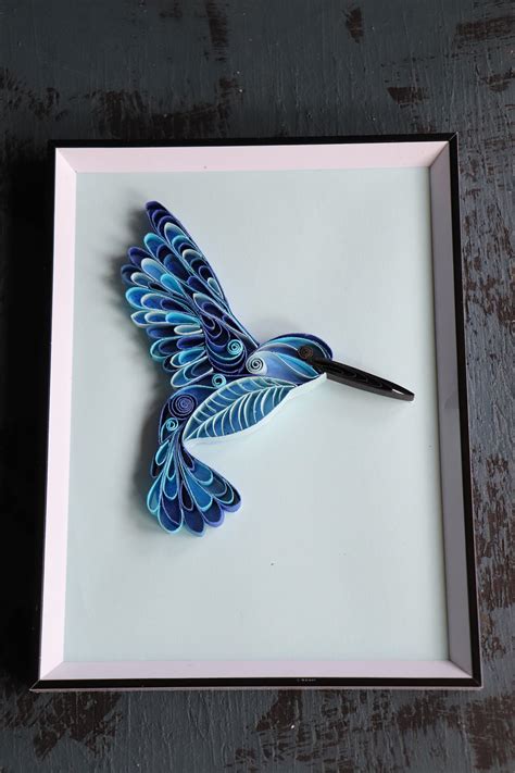 How To Make Quilled Hummingbird Quilling Tutorial Etsy