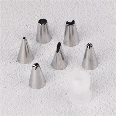 8pcsset Silicone Pastry Bag Nozzles Set Cake Decorating Toolst Diy