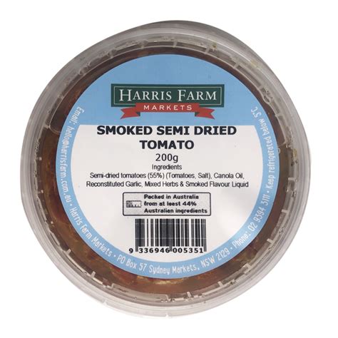 Harris Farm Smoked Semi Dried Tomato 200g Harris Farm Markets