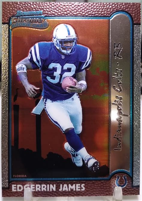 Bowman Chrome Interstate Edgerrin James Rc Ernie Adams Flickr