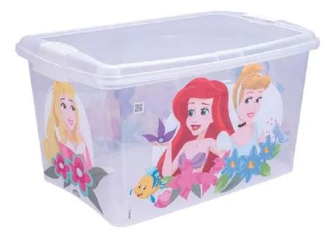 Caja Organizadora Infantil Disney Princesses Bau De Litros