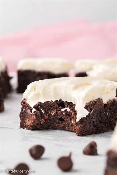 Brownies With Cream Cheese Frosting Fantabulosity