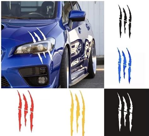 Amazon Car Stickers Reflective Monster Claw Scratch Marks