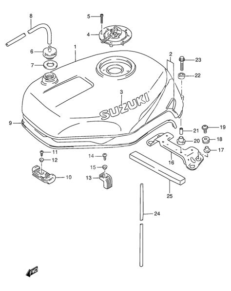 Reservoir Dessence Pour Gsx R Gsx R Wp Esprit Suzuki