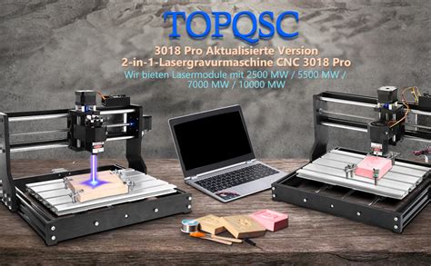 Topqsc Cnc Pro Laser Freesmachine Kit Upgrade Versie Voor Cnc