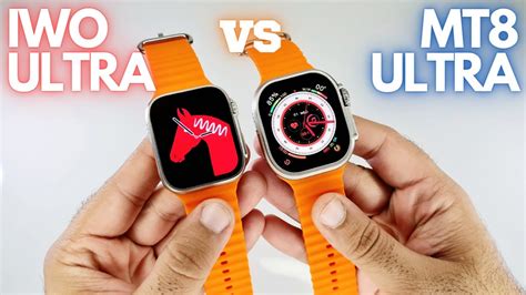 Mt8 Ultra Vs Iwo H10 Ultra Smartwatch Comparison Mt8 Ultra Vs H10