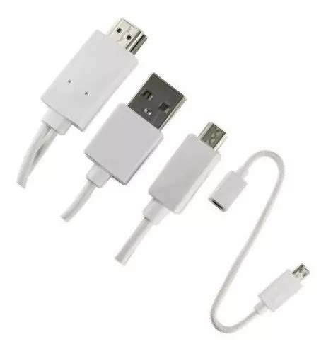 Mhl Cabo Adaptador Micro Usb Para Hdmi Celular Na Tv Mercadolivre