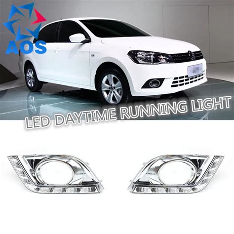 Pcs Set Waterproof Led Daylight Drl Lamp Car Led Daytime Running Light