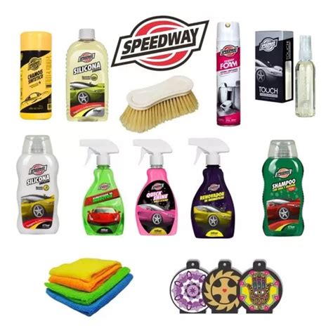 Kit Lavado Premium Auto Moto Speedway X Productos Env O Gratis