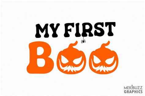 My First Boo Halloween Sublimation Graphic By Mekibuzz · Creative Fabrica