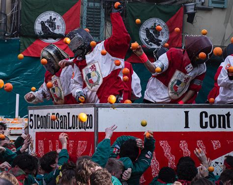 The Ivrea Carnival, A Fabulous and Very Scary Battle of Oranges