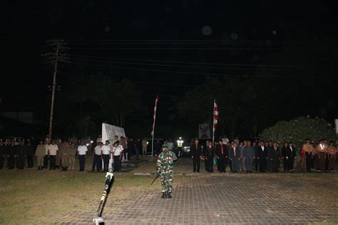 Upacara Apel Kehomatan Dan Renungan Suci Dalam Rangka Rangka Hari Ulang