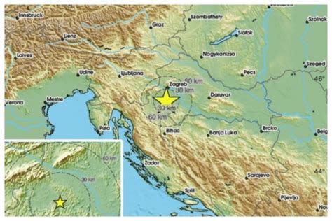 Ponovno Se Zatreslo Tlo Kod Petrinje Slabiji Potres 7dnevno