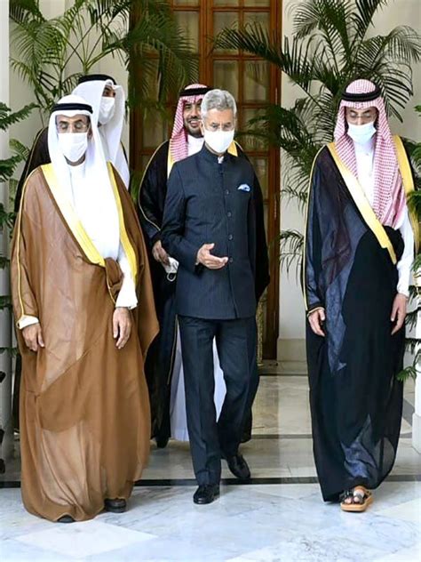 External Affairs Minister S Jaishankar Meets Secretary General Of Gcc