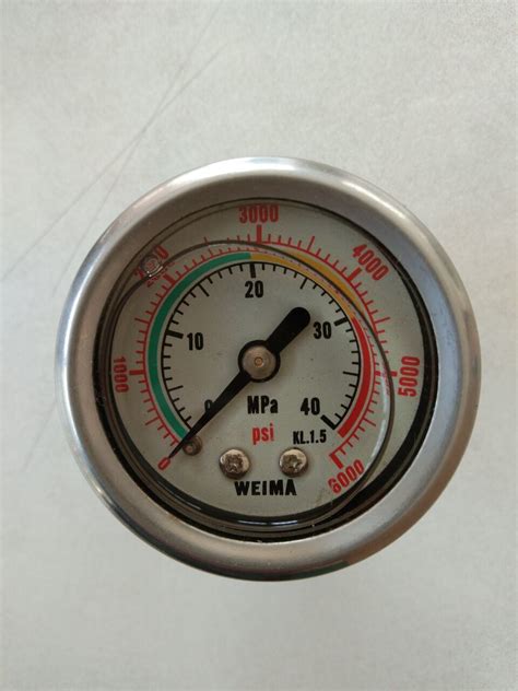 2 5 Liquid Filled Water Pressure Gauges China Manometer And Pressure