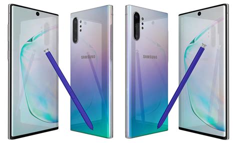 Samsung Galaxy Note 10 Plus Aura Glow Modelo 3d 39 3ds C4d Max