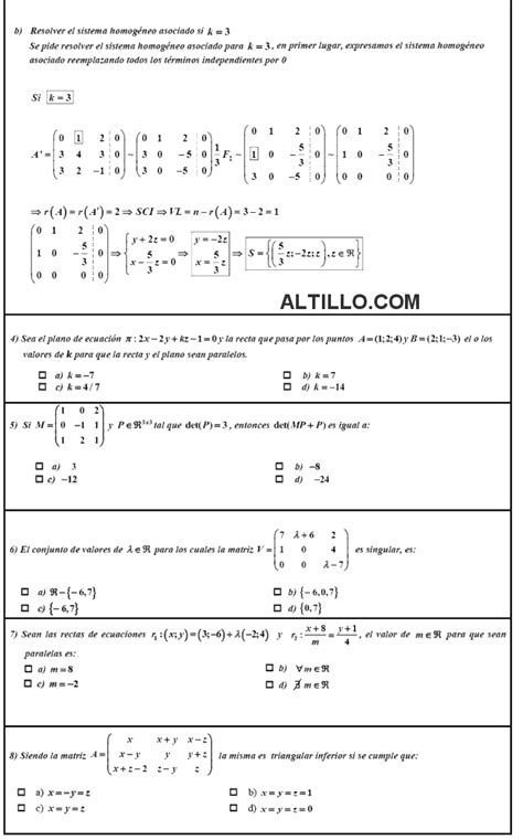 Parcial O Lgebra Para Cs Econ Micas Uba Xxi