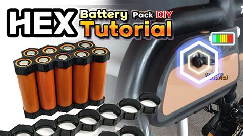 How To Make Ebike Battery Pack Using High Density Hexagonal Battery Holder Youtube