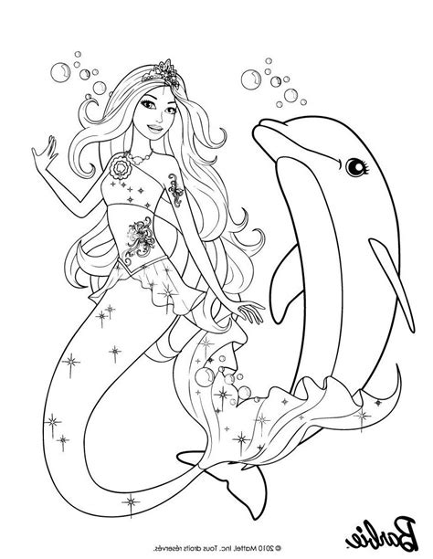 14 Bon Coloriage Barbie Sirène A Imprimer Photograph Coloriage