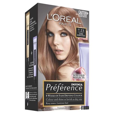 loreal paris preference bali 7.23 dark rose gold – HORO.co.nz