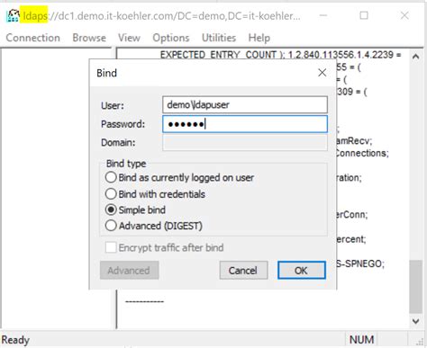 Windows Server Domaincontroller Find Ldap Binds It Koehler Blog