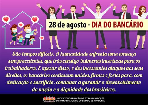 28 de agosto Dia do Bancário SEEB RO