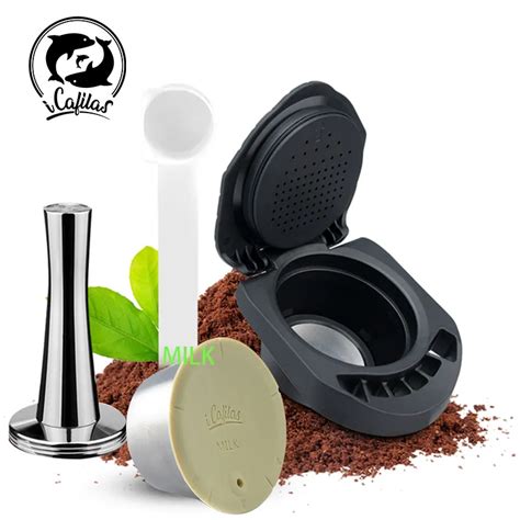 ICafilas Refillable Adapter Dolce Gusto Coffee Capsule Milk Pod