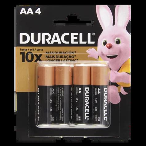 Pilha Alcalina Aa Mn B Duracell Unidades V