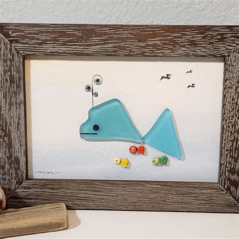 Beach Glass Decor Etsy