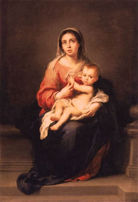 Vierge Et L`enfant 4 De Bartolome Esteban Murillo 1617 1682 Spain Reproductions De